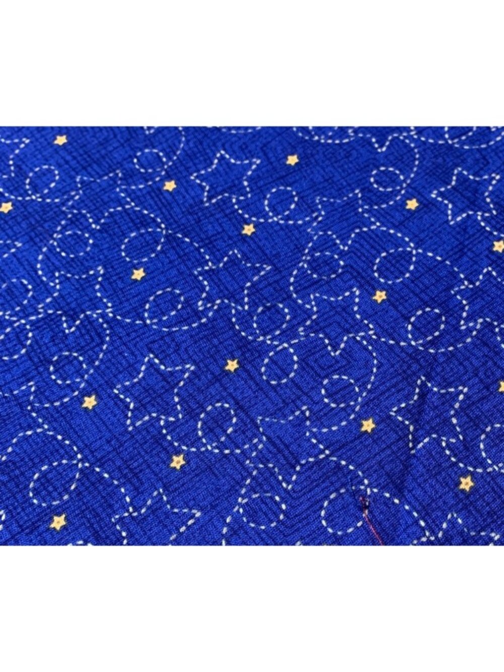 Debbie Mumm Cotton Fabric Stars & Swirls 1/2 yard x 42" Jo-Ann Craft Blue Yellow